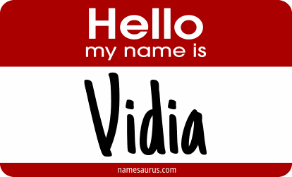 Hello my name is Vidia png download