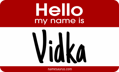Hello my name is Vidka png download
