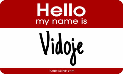 Hello my name is Vidoje png download
