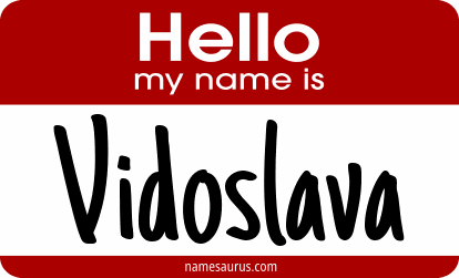 Hello my name is Vidoslava png download