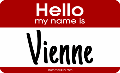 Hello my name is Vienne png download
