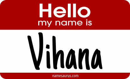 Hello my name is Vihana png download