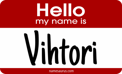 Hello my name is Vihtori png download
