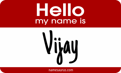 Hello my name is Vijay png download