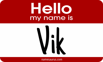 Hello my name is Vik png download