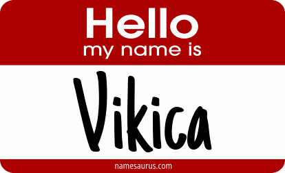 Hello my name is Vikica png download