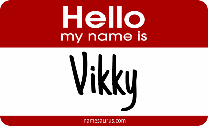 Hello my name is Vikky png download