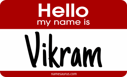 Hello my name is Vikram png download