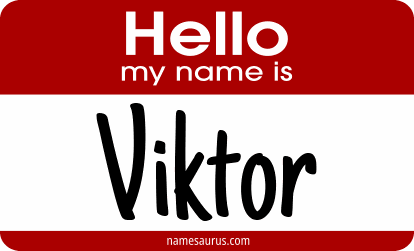Hello my name is Viktor png download