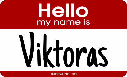 Hello my name is Viktoras png download