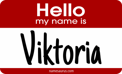 Hello my name is Viktoria png download