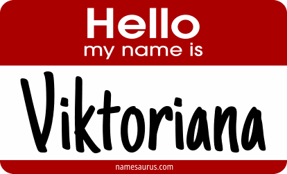 Hello my name is Viktoriana png download