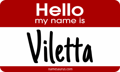 Hello my name is Viletta png download