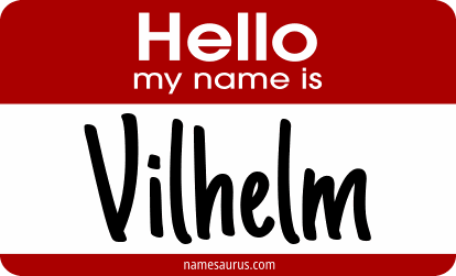 Hello my name is Vilhelm png download