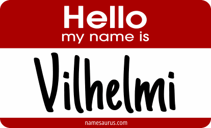 Hello my name is Vilhelmi png download