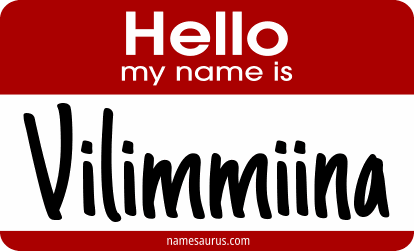 Hello my name is Vilimmiina png download