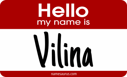 Hello my name is Vilina png download