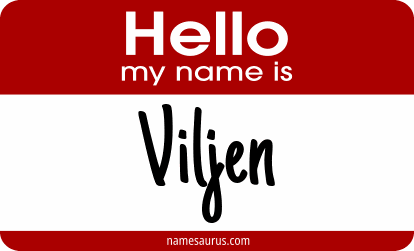 Hello my name is Viljen png download