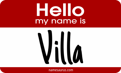 Hello my name is Villa png download