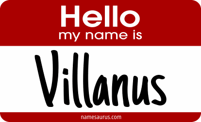 Hello my name is Villanus png download