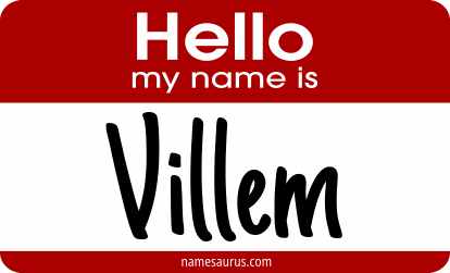 Hello my name is Villem png download