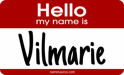 Hello my name is Vilmarie png download