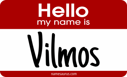 Hello my name is Vilmos png download