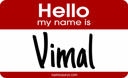 Hello my name is Vimal png download