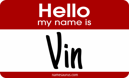 Hello my name is Vin png download