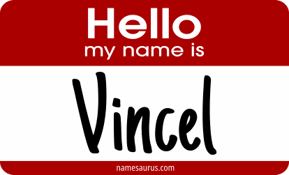 Hello my name is Vincel png download