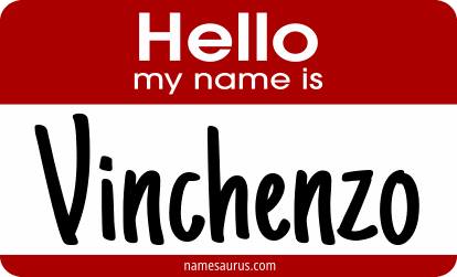 Hello my name is Vinchenzo png download
