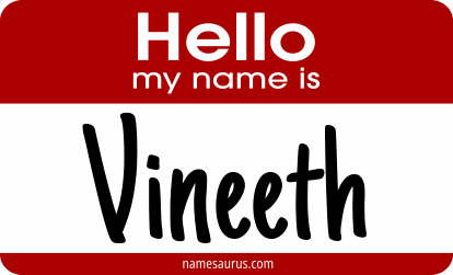Hello my name is Vineeth png download