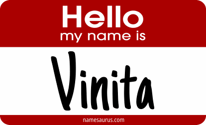 Hello my name is Vinita png download