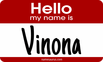 Hello my name is Vinona png download
