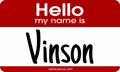 Hello my name is Vinson png download