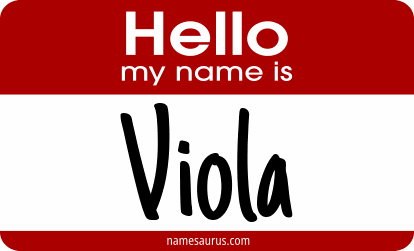 Hello my name is Viola png download