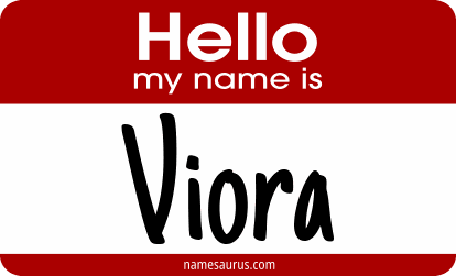 Hello my name is Viora png download