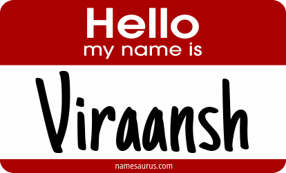 Hello my name is Viraansh png download