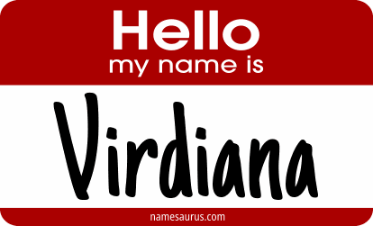 Hello my name is Virdiana png download