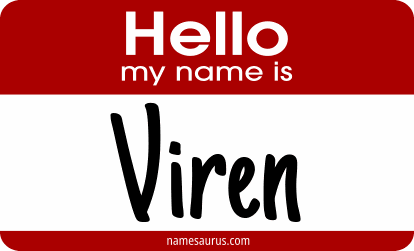 Hello my name is Viren png download