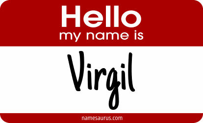 Hello my name is Virgil png download