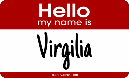 Hello my name is Virgilia png download