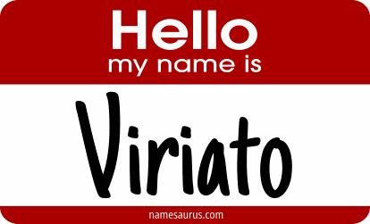Hello my name is Viriato png download