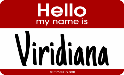 Hello my name is Viridiana png download