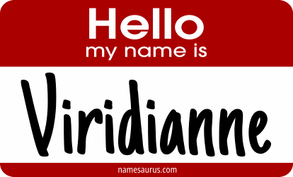 Hello my name is Viridianne png download