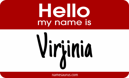 Hello my name is Virjinia png download