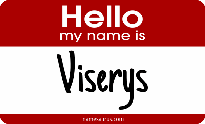 Hello my name is Viserys png download