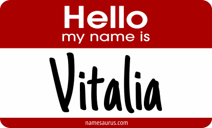 Hello my name is Vitalia png download