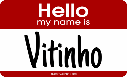 Hello my name is Vitinho png download