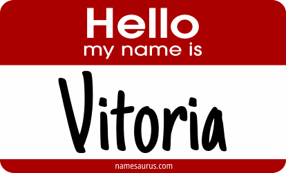 Hello my name is Vitoria png download